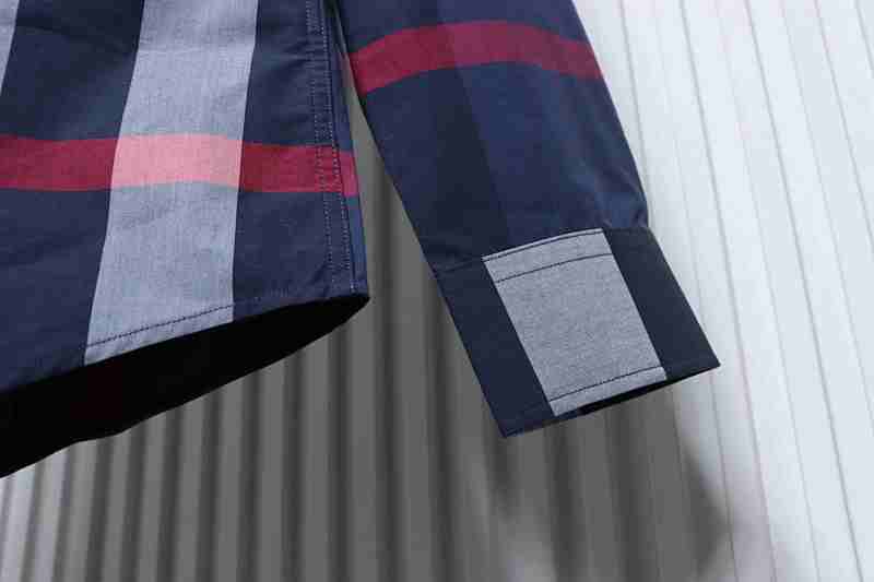 BURBERRY Check Cotton Shirt Style 2