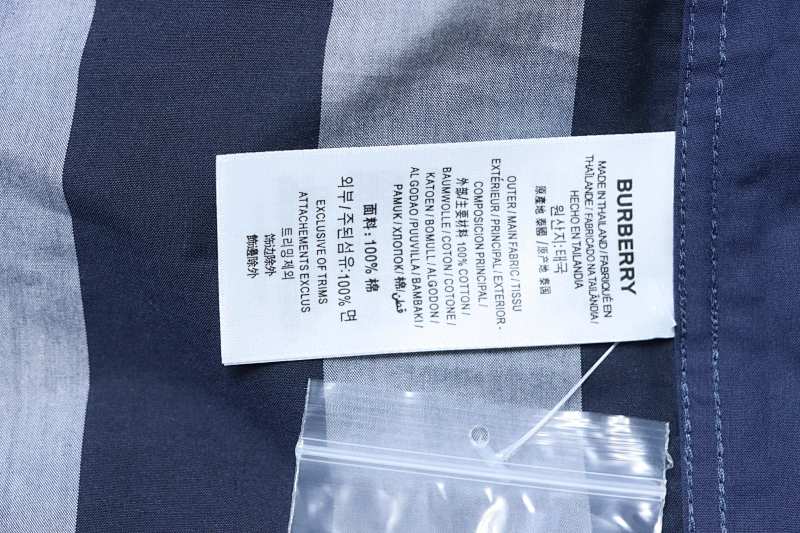 BURBERRY Check Cotton Shirt Style 2