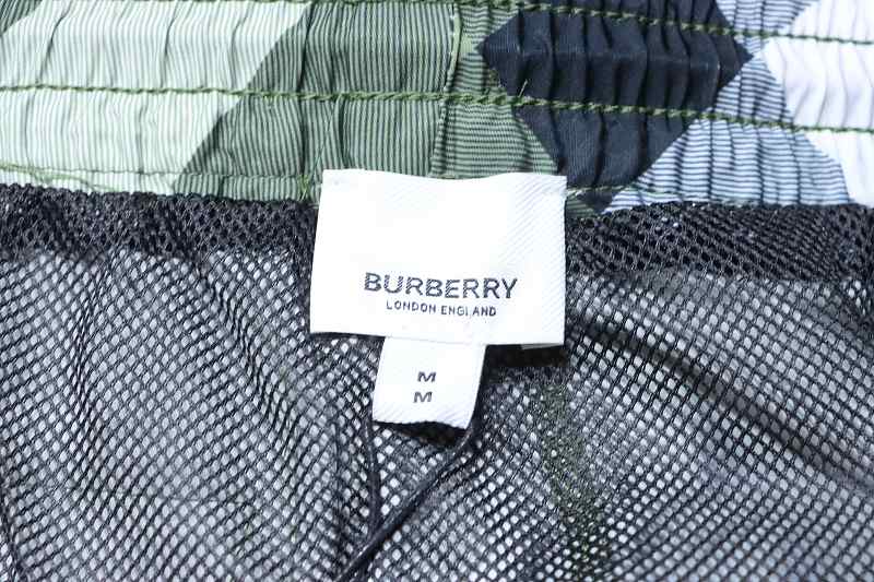 BURBERRY Check Drawstring Mesh Lining Beach Shorts Style 2
