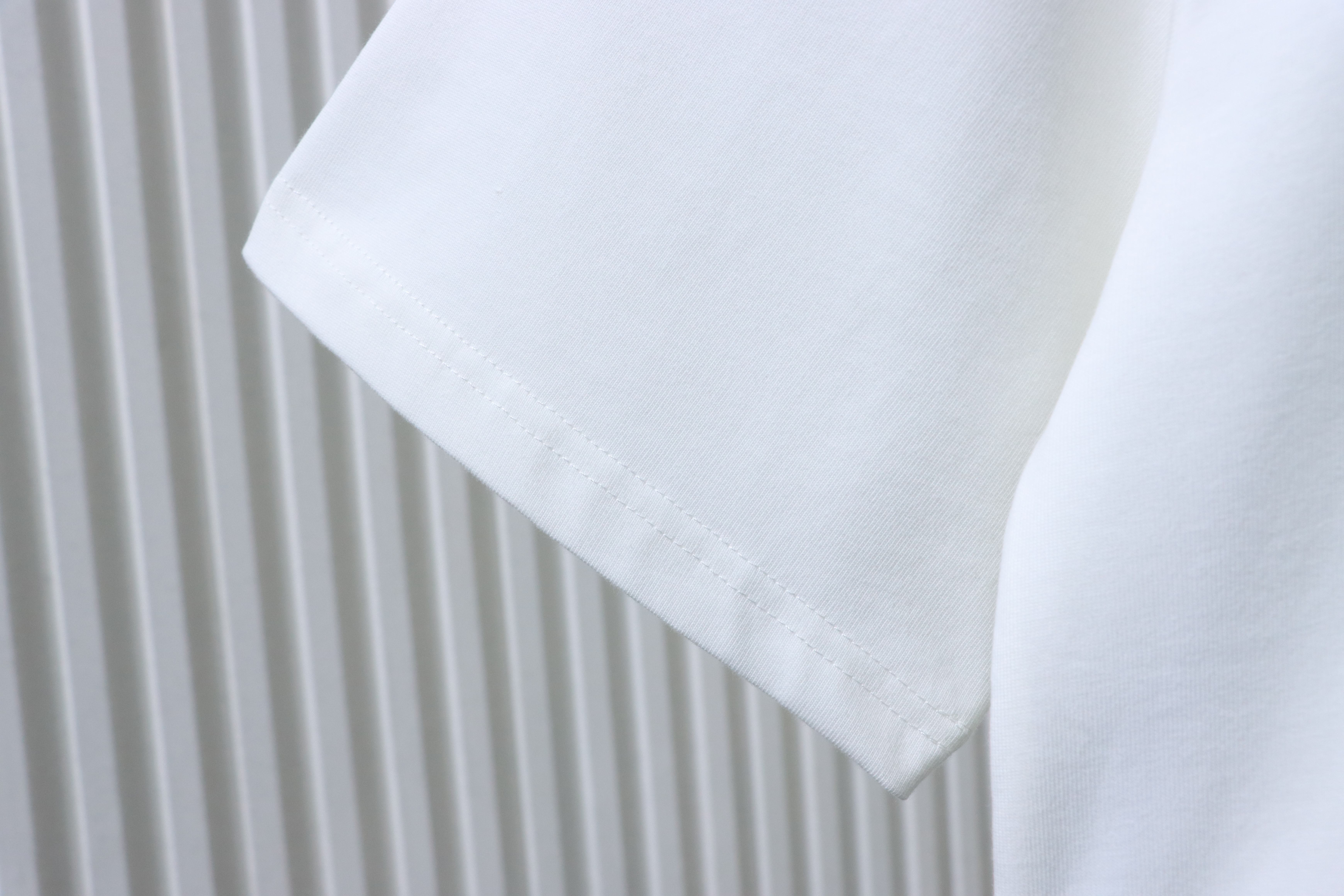 BURBERRY Check Embroidery Letter Short Sleeve T-Shirt Style 4