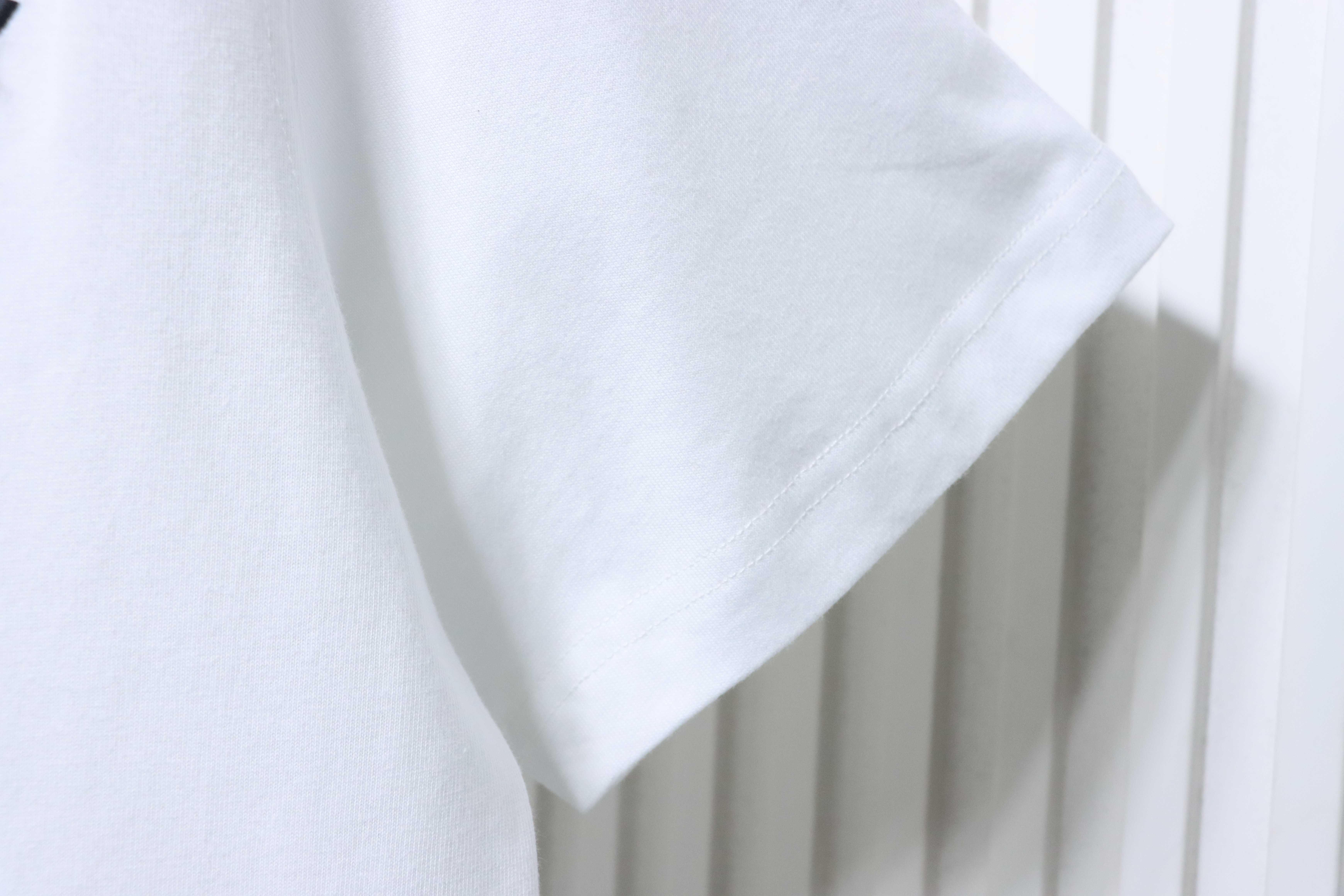 BURBERRY Check Embroidery Logo Short Sleeve T-Shirt Style 1