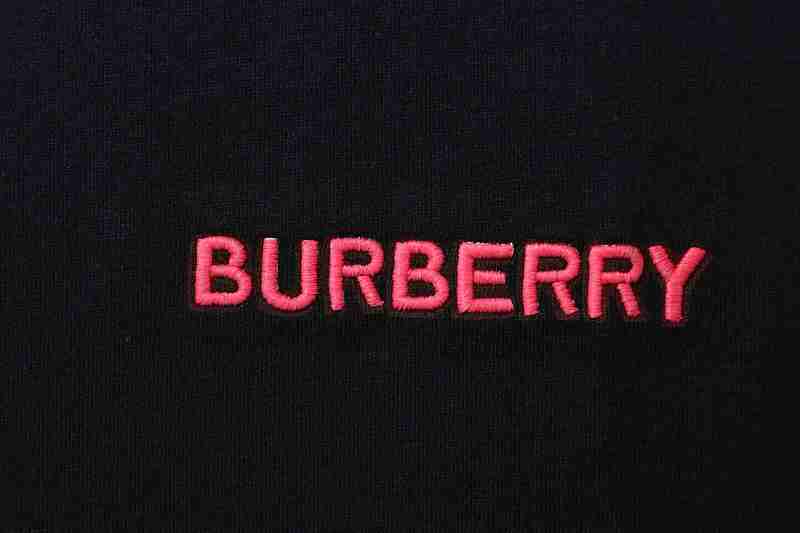 BURBERRY Check Embroidery Logo Short Sleeve T-Shirt Style 2