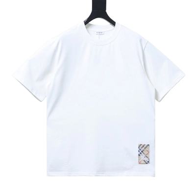 BURBERRY Check Equestrian Short Sleeve T-Shirt Style 1 01