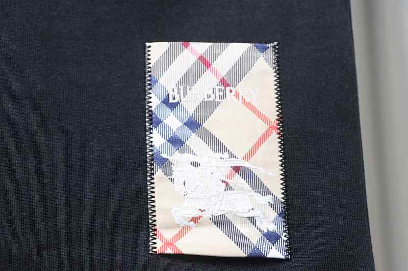 BURBERRY Check Equestrian Short Sleeve T-Shirt Style 2