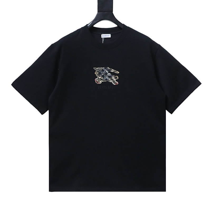 BURBERRY Check Equestrian Short Sleeve T-Shirt Style 3