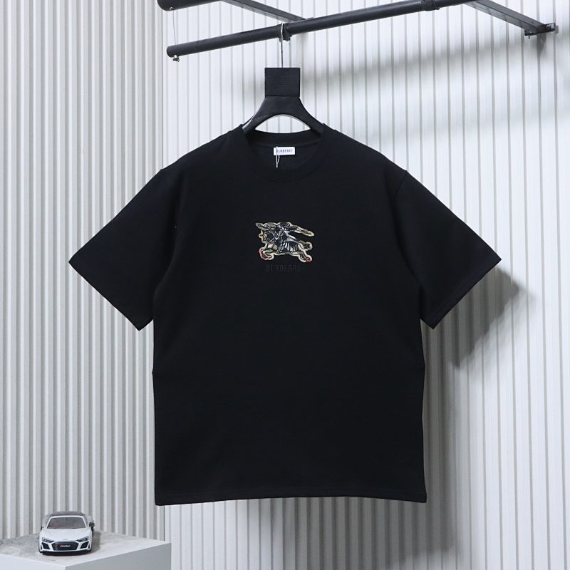 BURBERRY Check Equestrian Short Sleeve T-Shirt Style 3