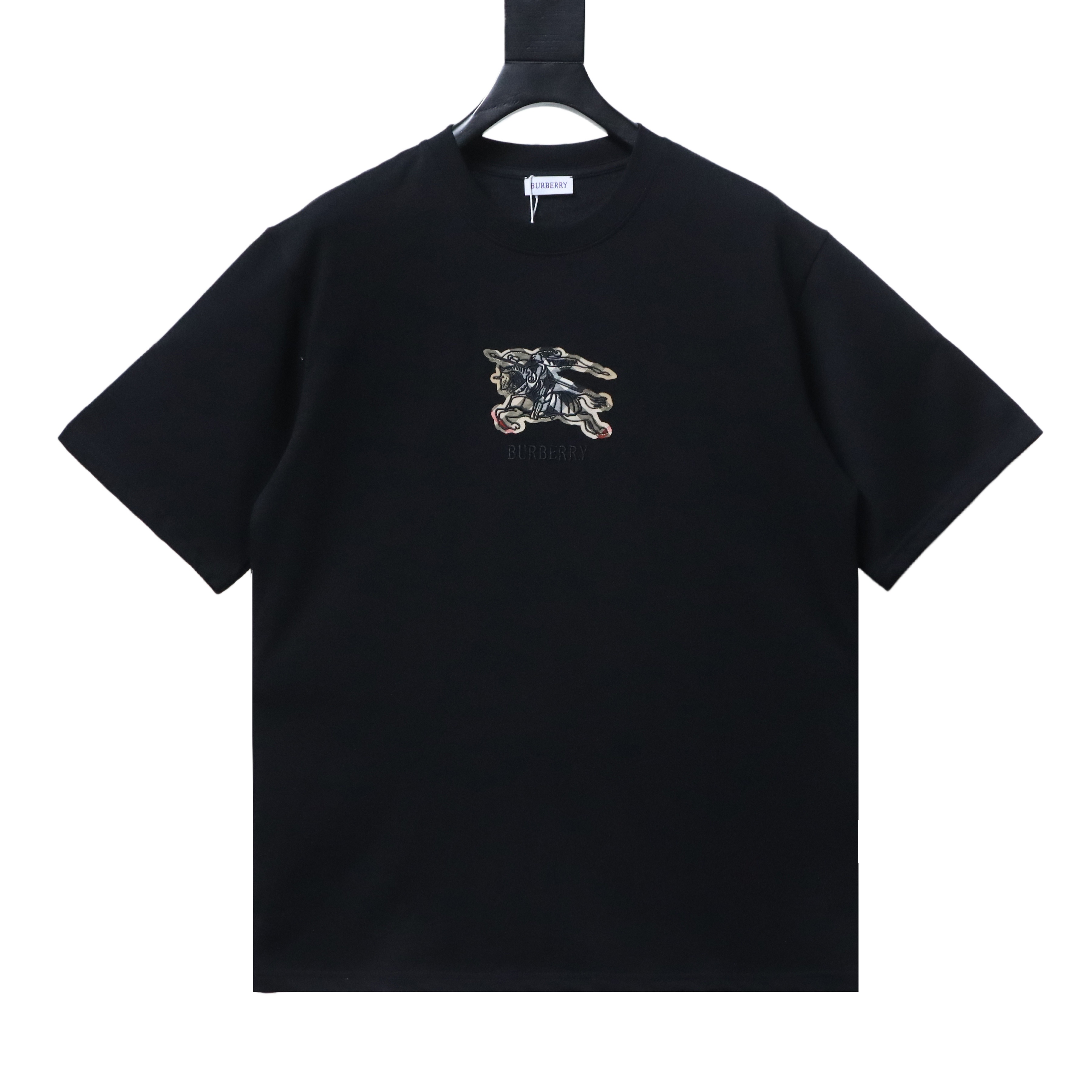 BURBERRY Check Equestrian Short Sleeve T-Shirt Style 3