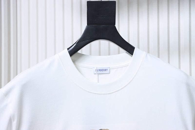 BURBERRY Check Equestrian Short Sleeve T-Shirt Style 4