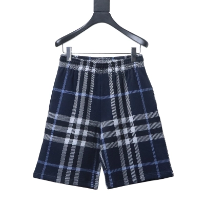 BURBERRY Check Knit Shorts Style 1 01