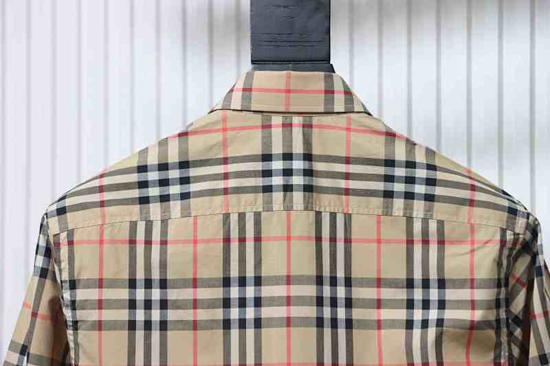 BURBERRY Check Letter Cotton Shirt