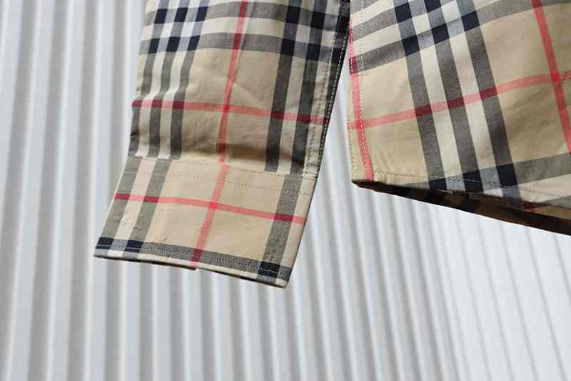 BURBERRY Check Letter Cotton Shirt