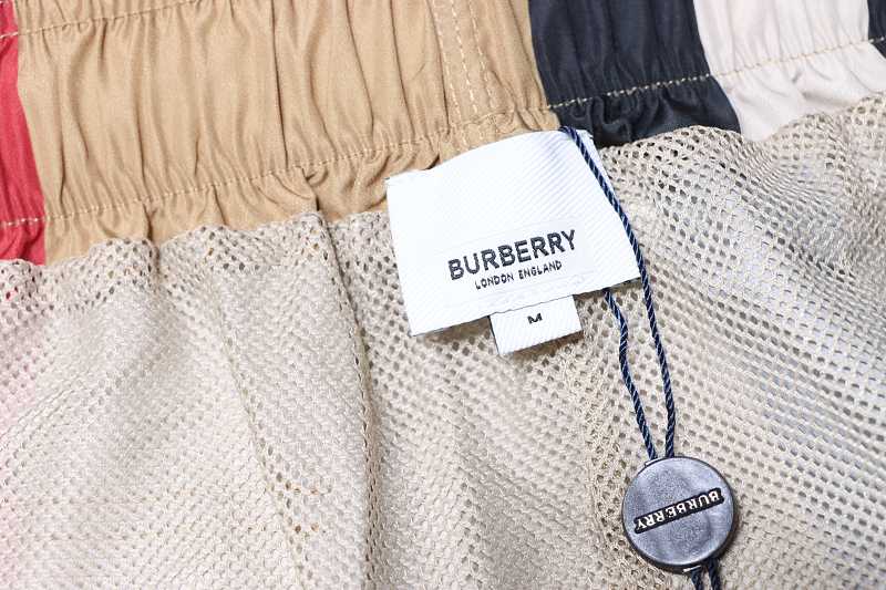BURBERRY Check Men's Beach Casual Beach Casual Shorts Style 3