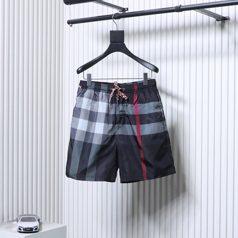 BURBERRY Check Men's Beach Casual Beach Casual Shorts Style 4