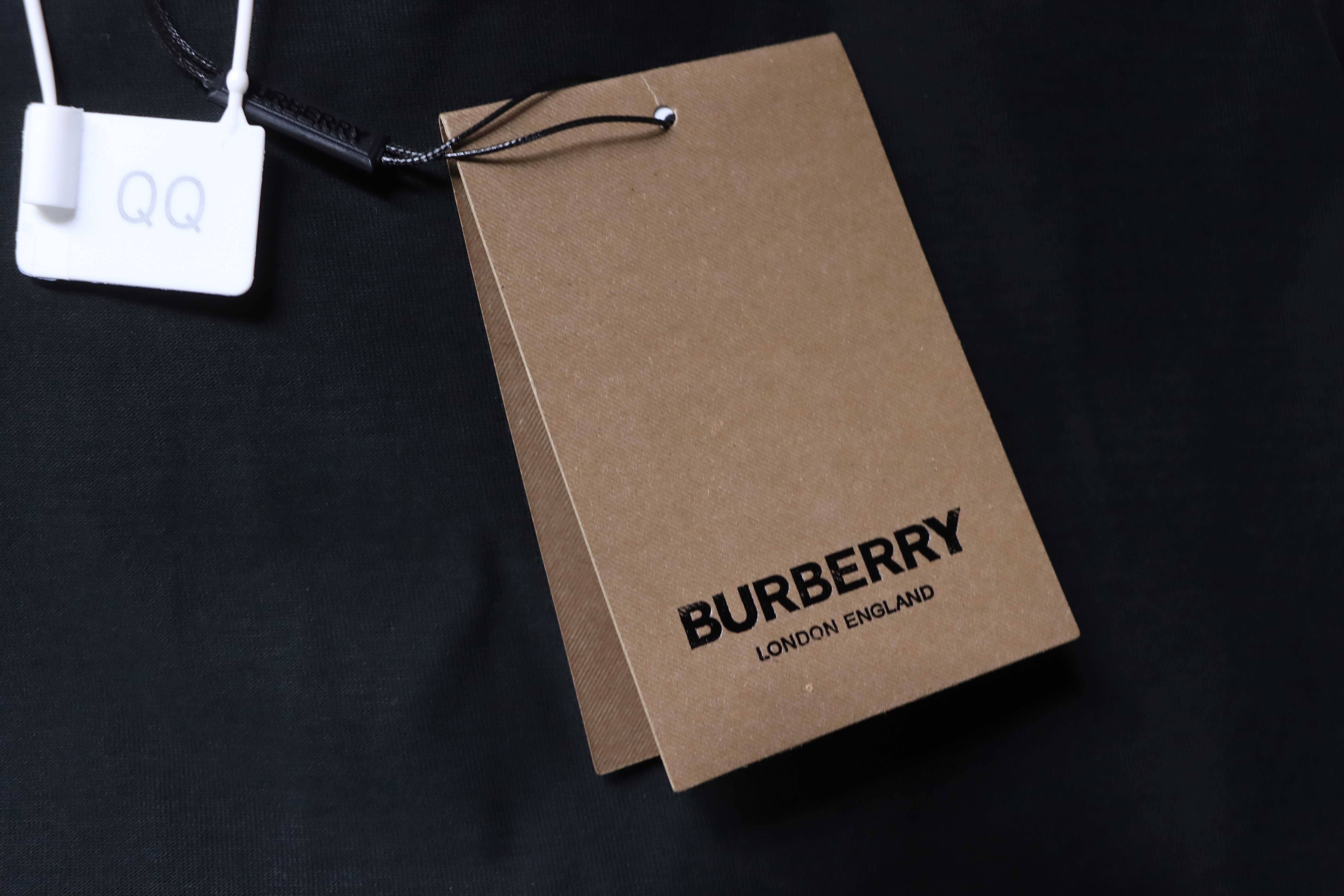 BURBERRY Check Panel Embroidery Short Sleeve T-Shirt Style 2