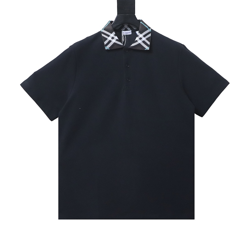 BURBERRY Check Short Sleeve Polo Shirt