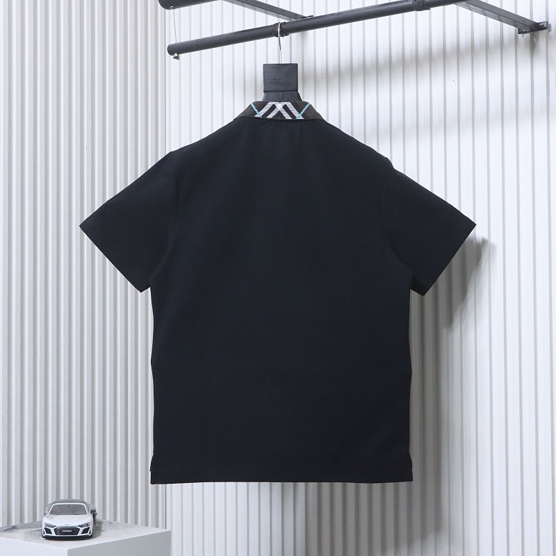 BURBERRY Check Short Sleeve Polo Shirt