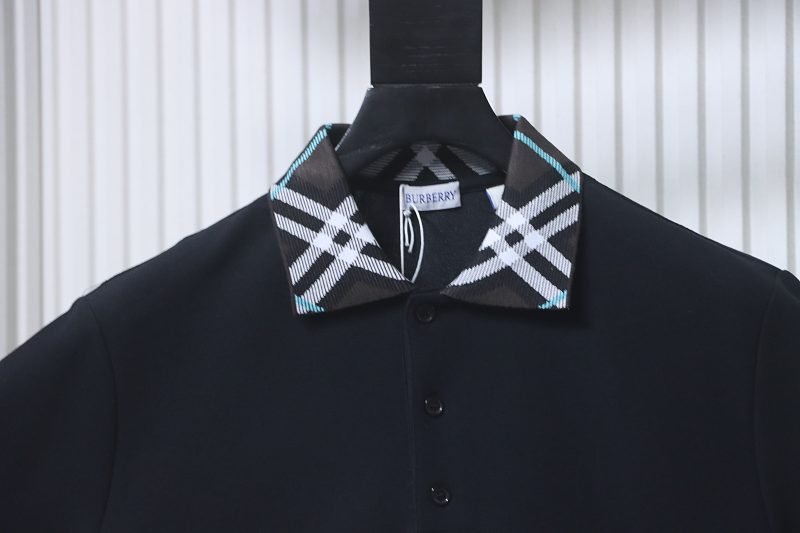 BURBERRY Check Short Sleeve Polo Shirt