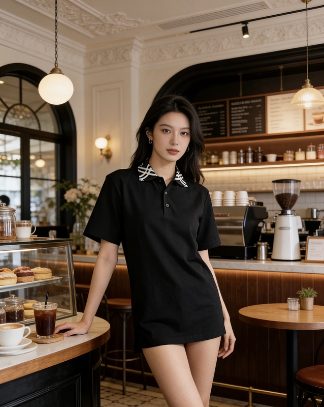 BURBERRY Check Short Sleeve Polo Shirt