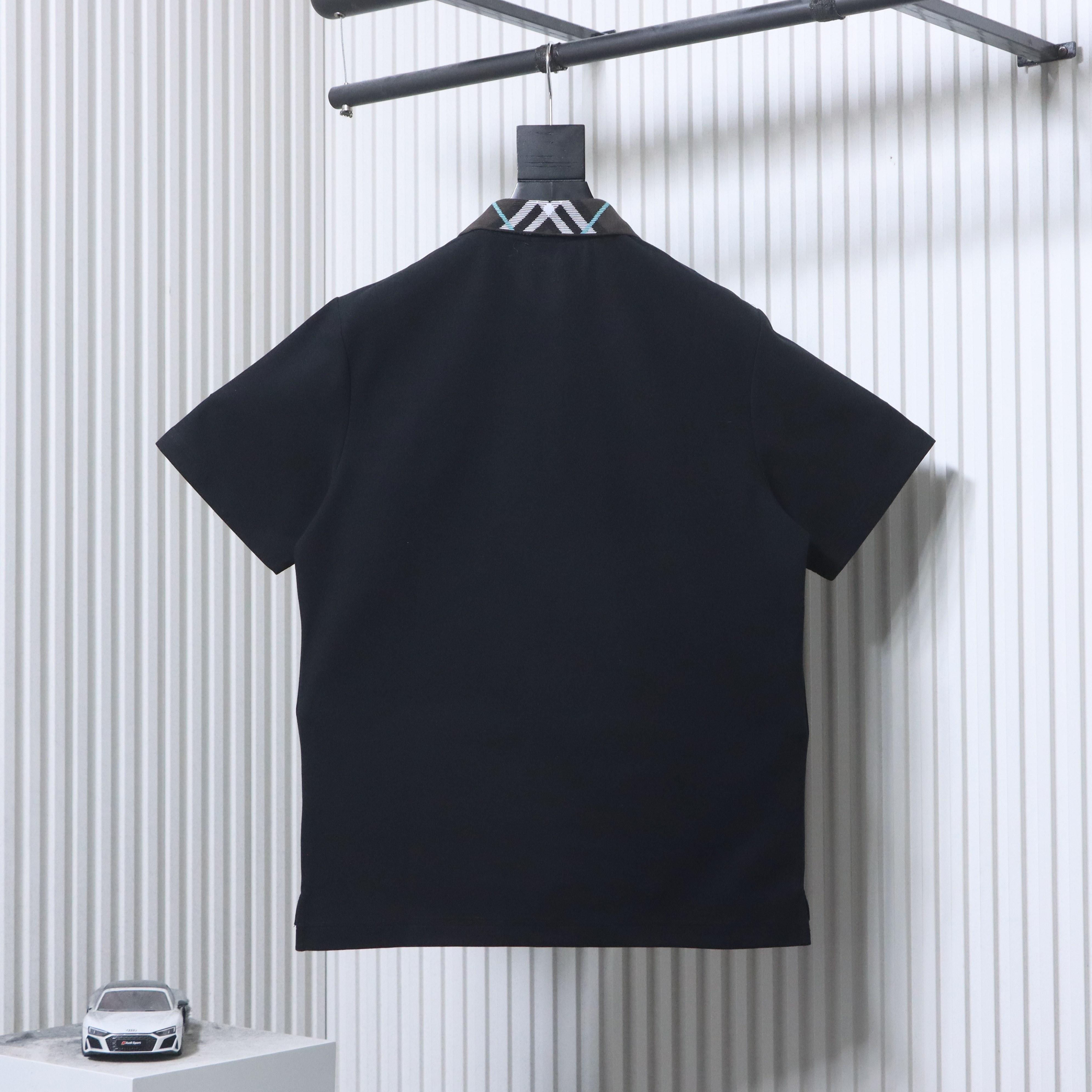 BURBERRY Check Short Sleeve Polo Shirt