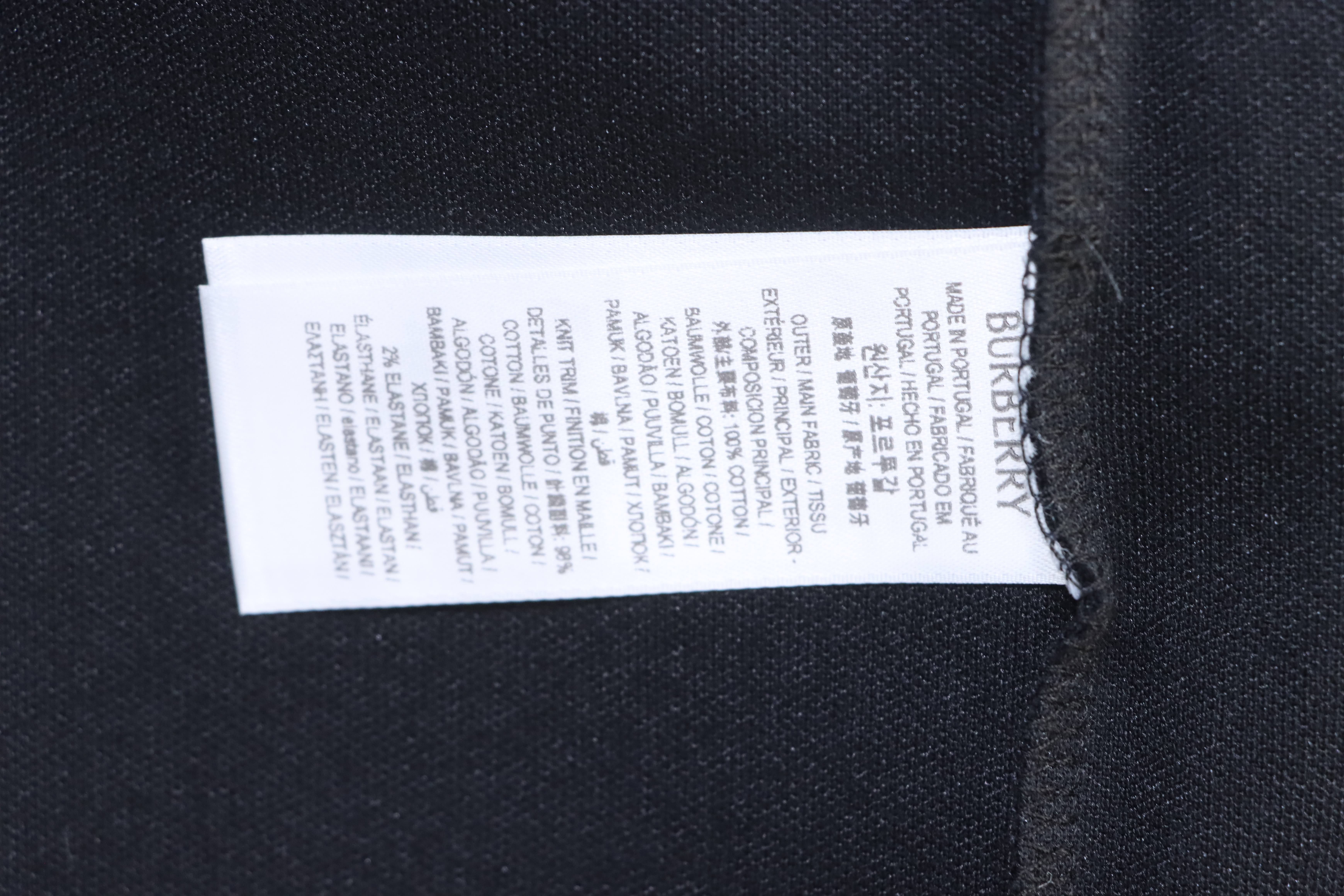 BURBERRY Check Short Sleeve Polo Shirt