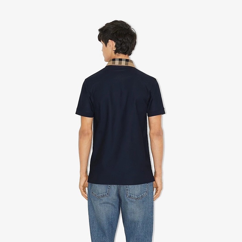 BURBERRY Check Short Sleeve Polo Shirt Style 1