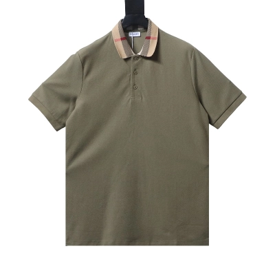 BURBERRY Check Short Sleeve Polo Shirt Style 2 01