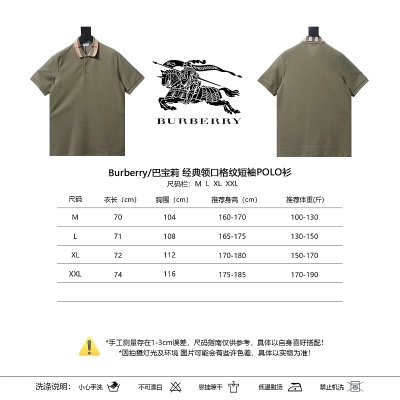 BURBERRY Check Short Sleeve Polo Shirt Style 2 02