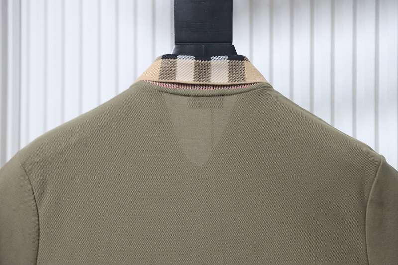 BURBERRY Check Short Sleeve Polo Shirt Style 2
