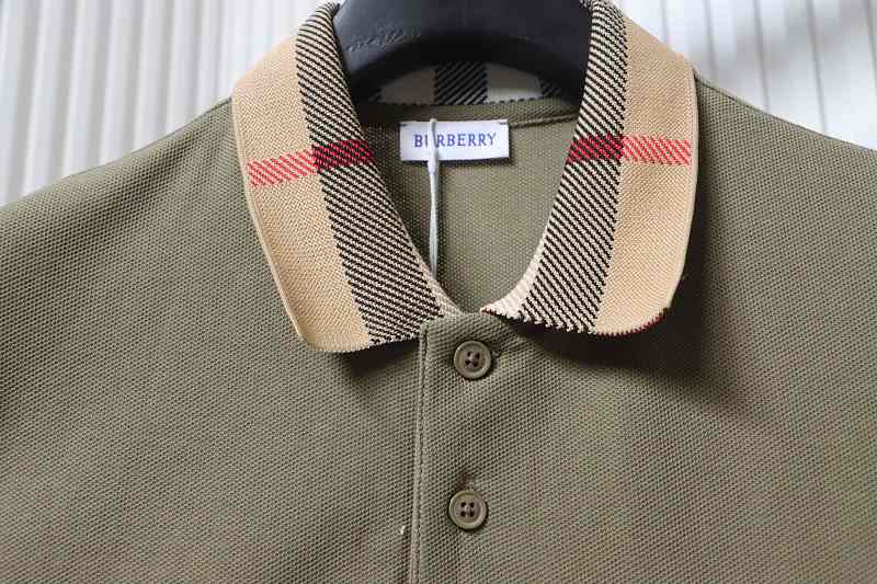 BURBERRY Check Short Sleeve Polo Shirt Style 2