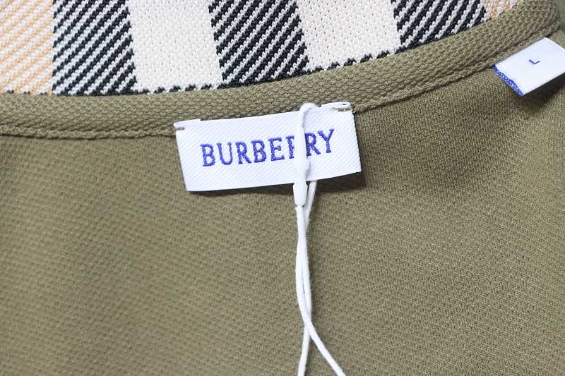 BURBERRY Check Short Sleeve Polo Shirt Style 2