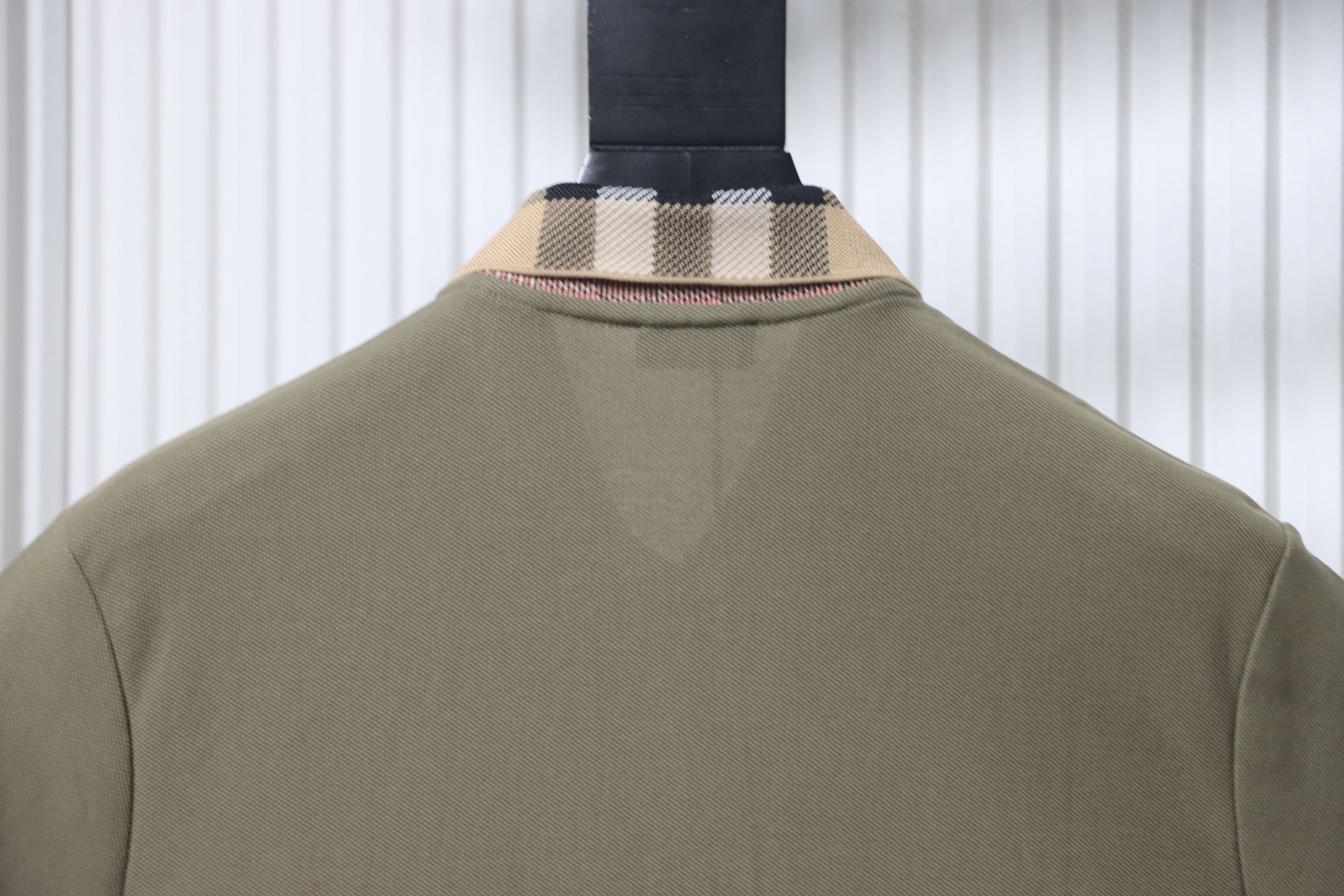 BURBERRY Check Short Sleeve Polo Shirt Style 2