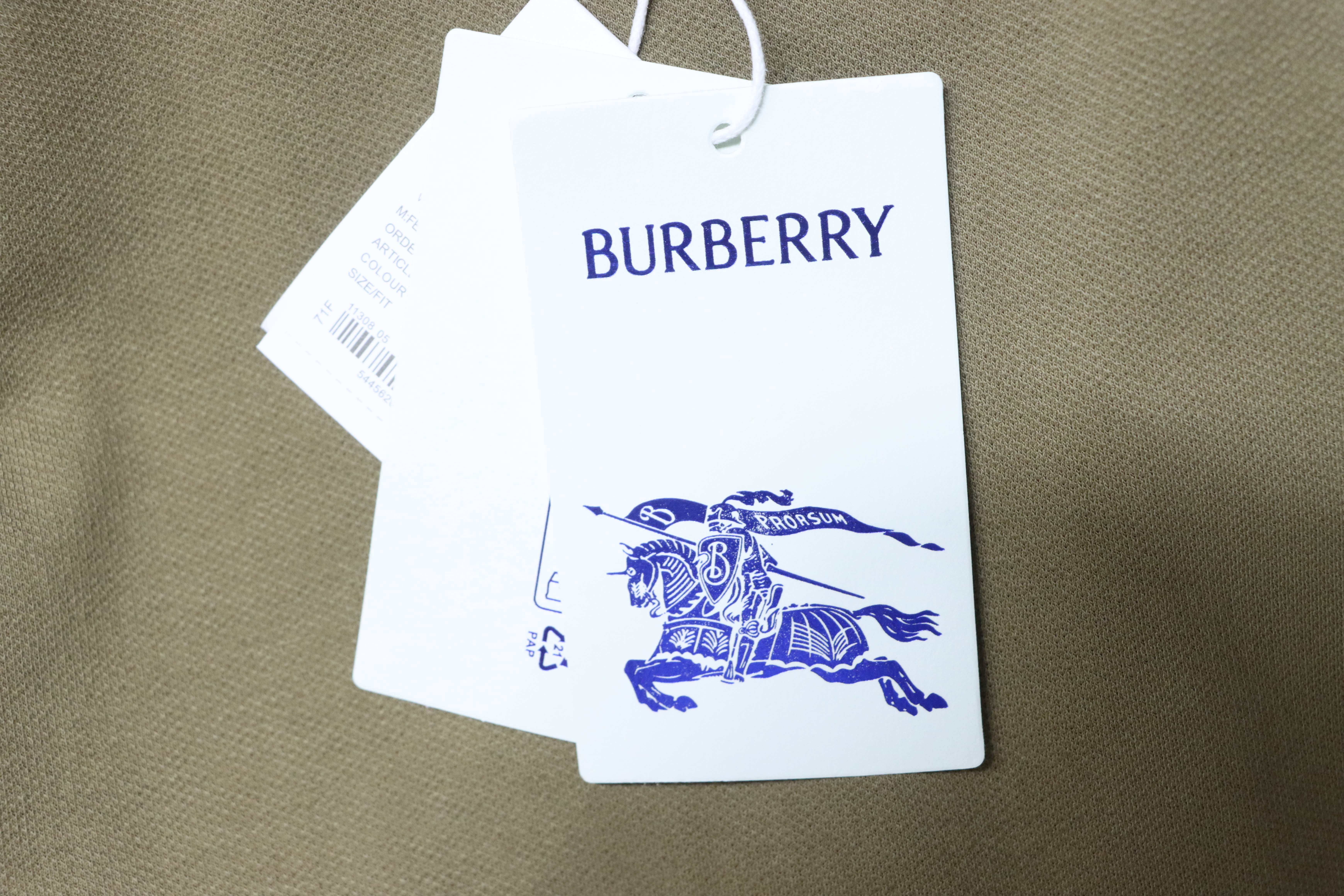 BURBERRY Check Short Sleeve Polo Shirt Style 2