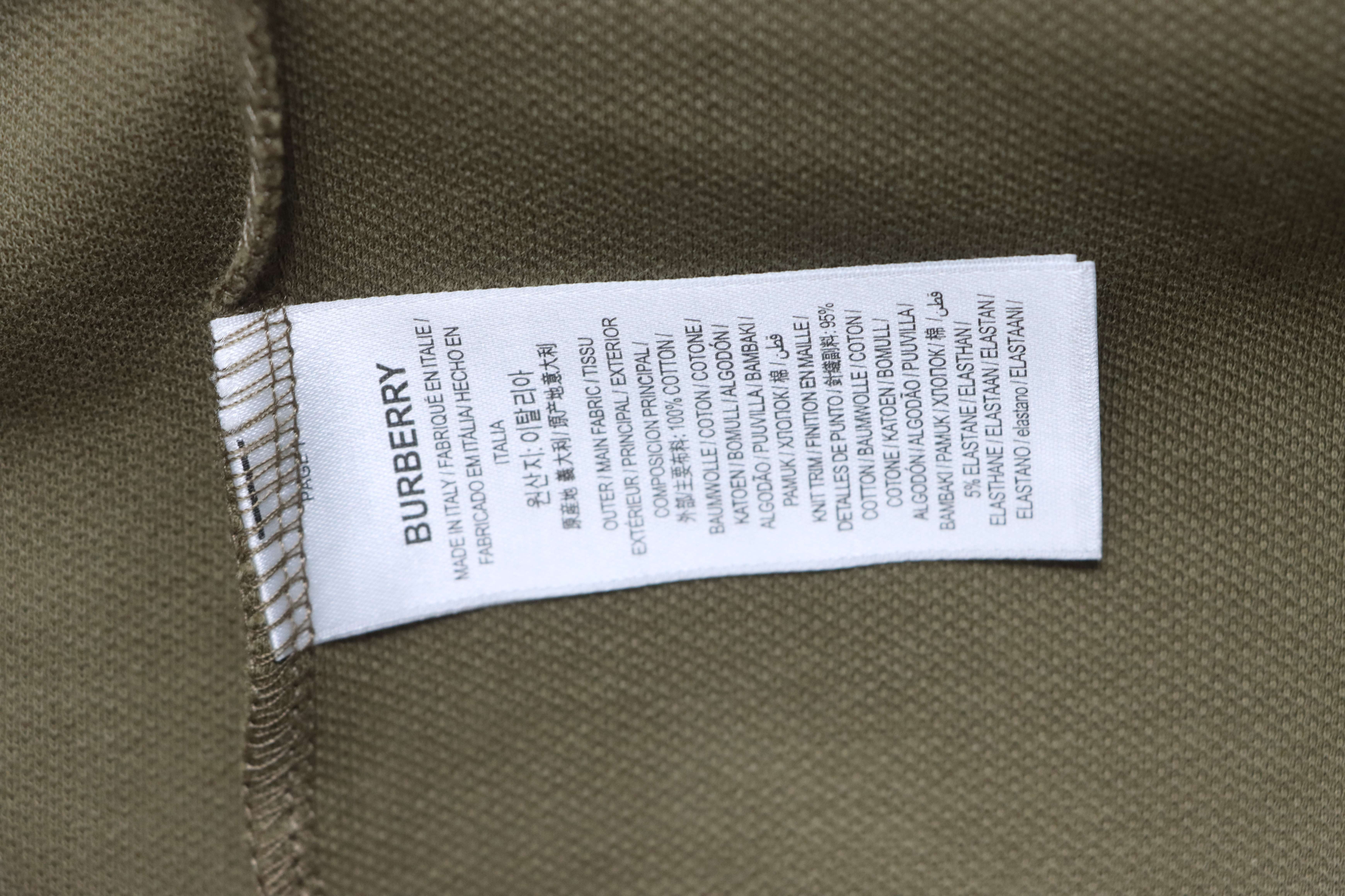 BURBERRY Check Short Sleeve Polo Shirt Style 2