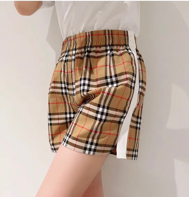 BURBERRY Check Shorts Style 1