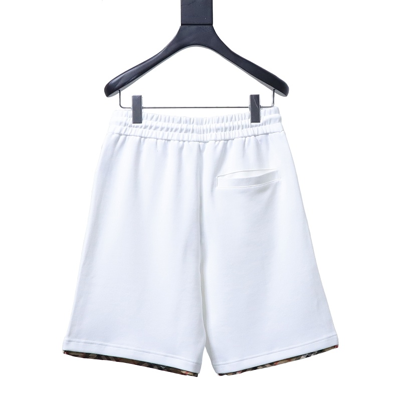 BURBERRY Check Trim Equestrian Embroidery Shorts Style 1