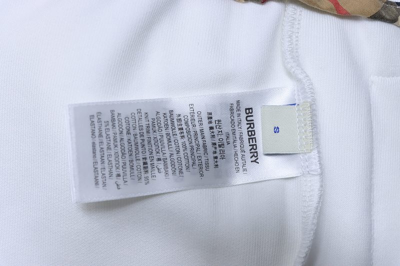 BURBERRY Check Trim Equestrian Embroidery Shorts Style 1