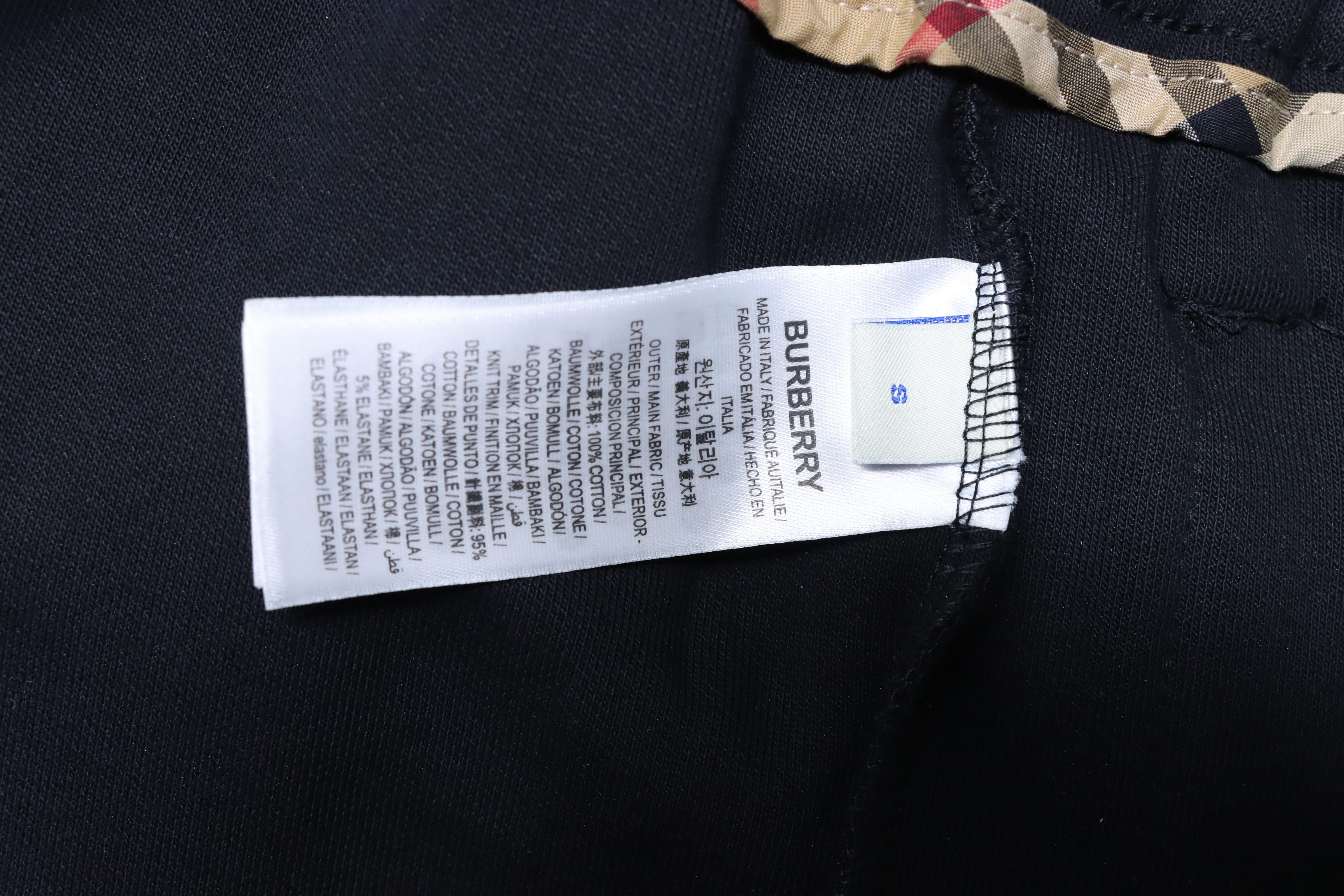 BURBERRY Check Trim Equestrian Embroidery Shorts Style 2
