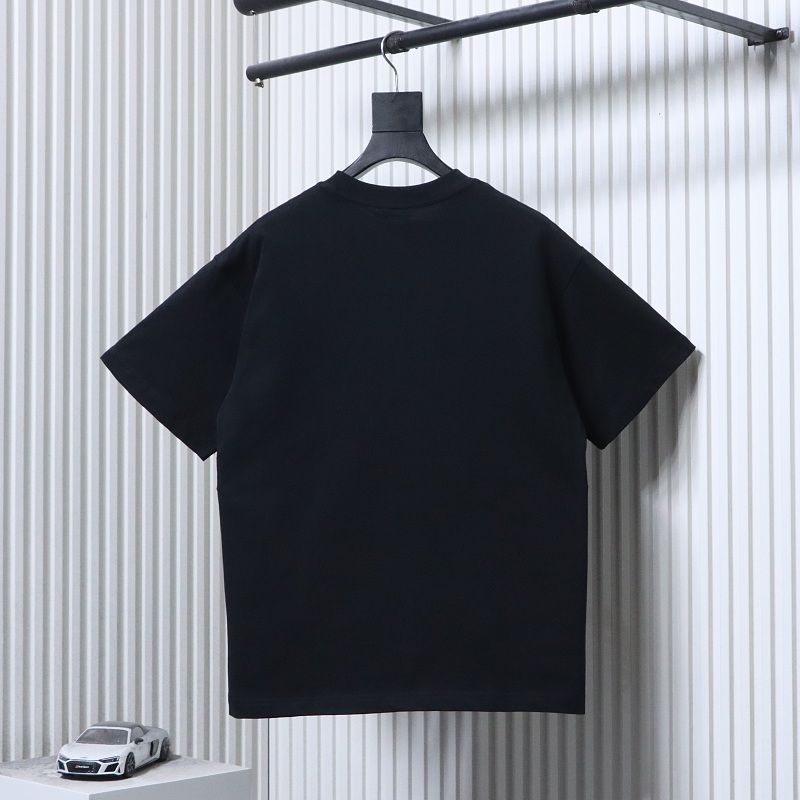 BURBERRY Chest Check Equestrian Embroidery Short Sleeve T-Shirt Style 2
