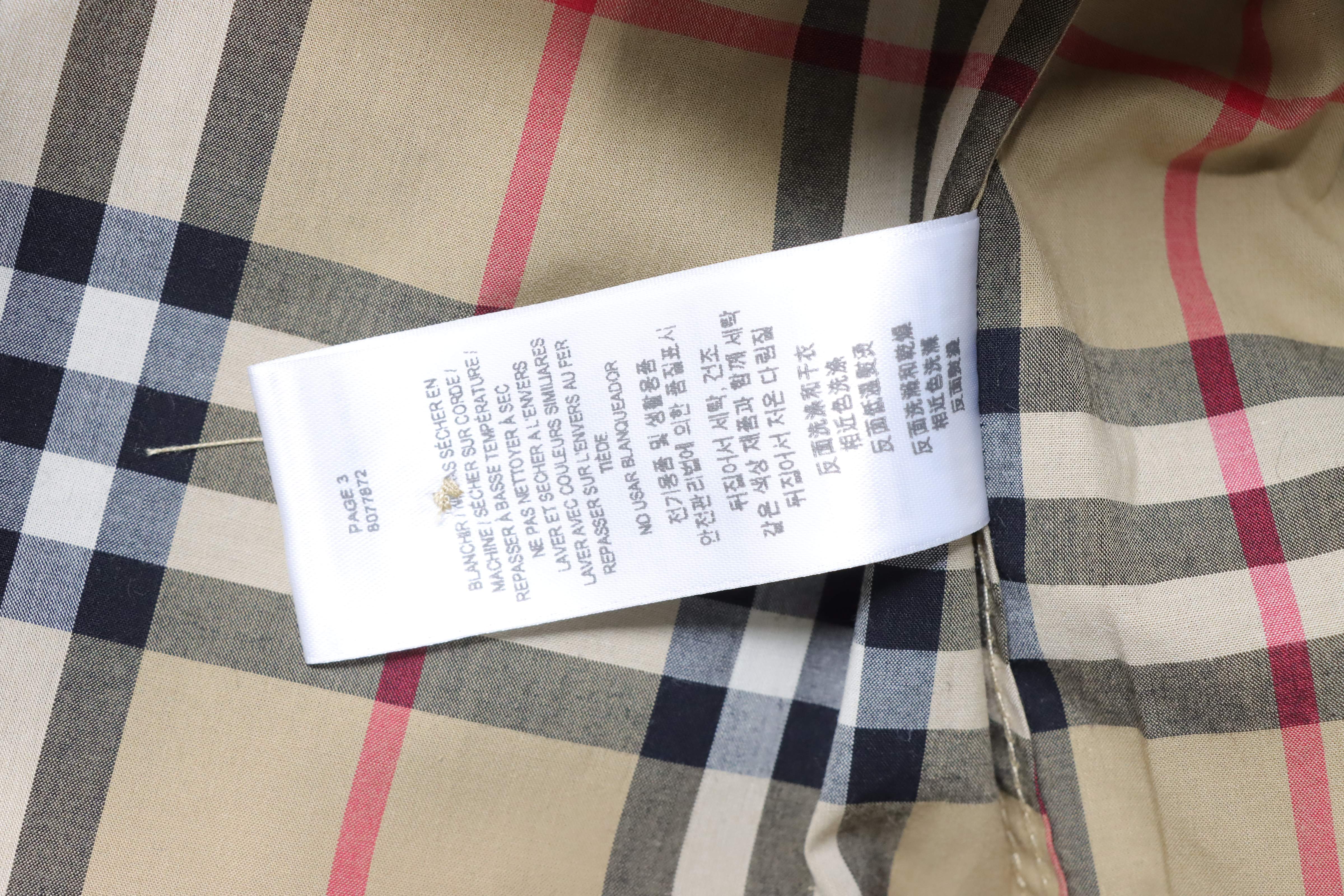 BURBERRY Classic Check Elements Shirt Style 1