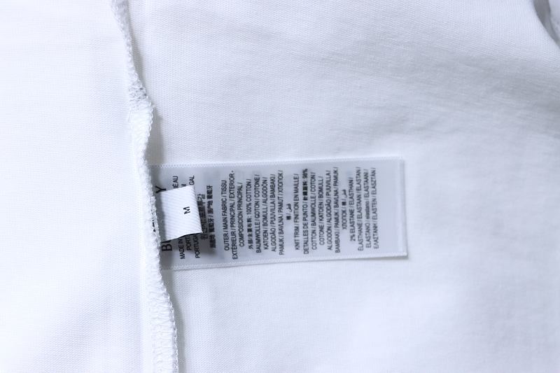 BURBERRY Classic Logo Letter Print Crew Neck Short Sleeve T-Shirt Style 2