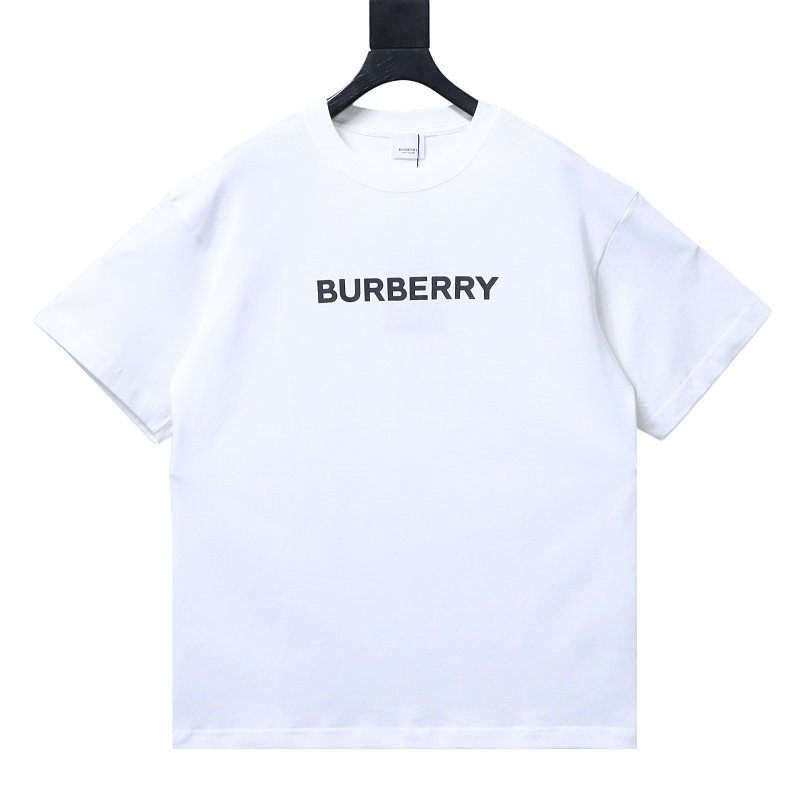 BURBERRY Classic Logo Letter Print Crew Neck Short Sleeve T-Shirt Style 4