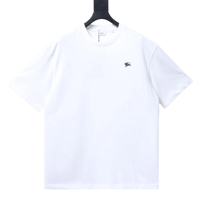 BURBERRY Classic Metal Equestrian Logo Crew Neck Short Sleeve T-Shirt Style 1 01