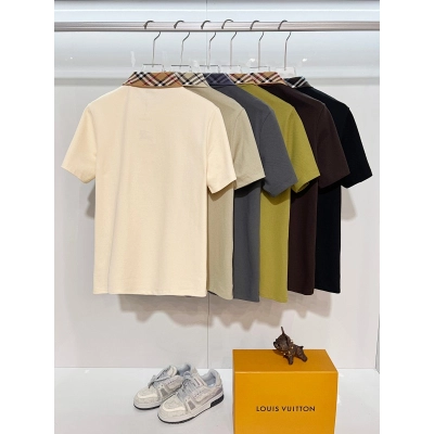BURBERRY Classic Metal Equestrian Logo Crew Neck Short Sleeve T-Shirt Style 3 02