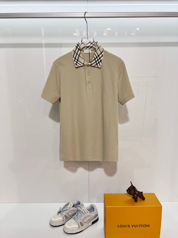 BURBERRY Classic Metal Equestrian Logo Crew Neck Short Sleeve T-Shirt Style 4