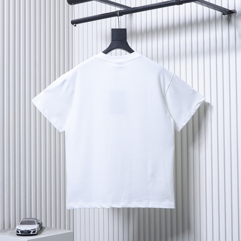 BURBERRY Classic Silicone Logo Letter Letter Crew Neck Short Sleeve T-Shirt Style 1