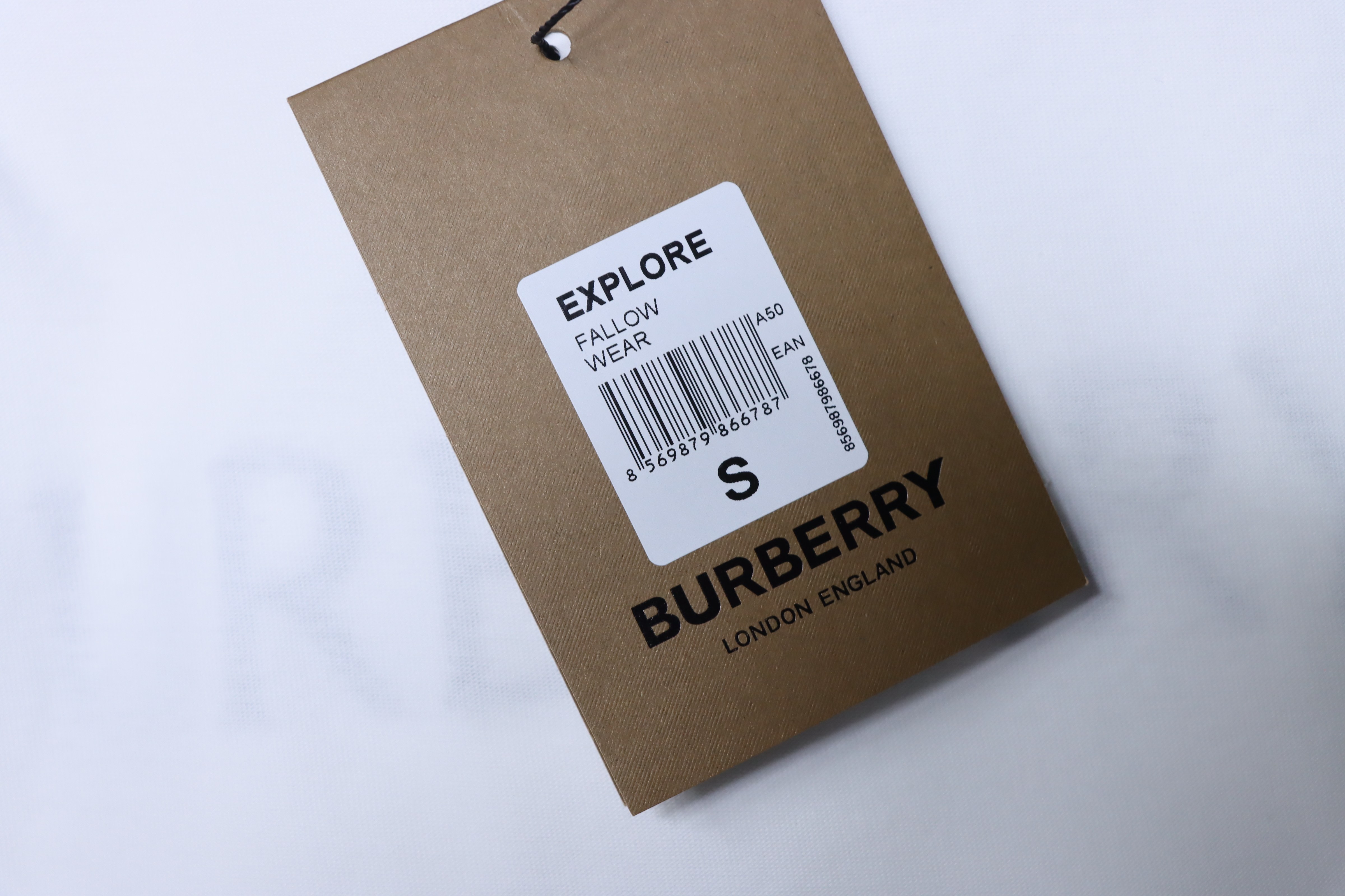 BURBERRY Classic Silicone Logo Letter Letter Crew Neck Short Sleeve T-Shirt Style 1