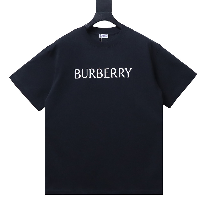 BURBERRY Classic Silicone Logo Letter Letter Crew Neck Short Sleeve T-Shirt Style 2