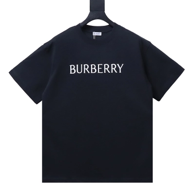 BURBERRY Classic Silicone Logo Letter Letter Crew Neck Short Sleeve T-Shirt Style 2 01