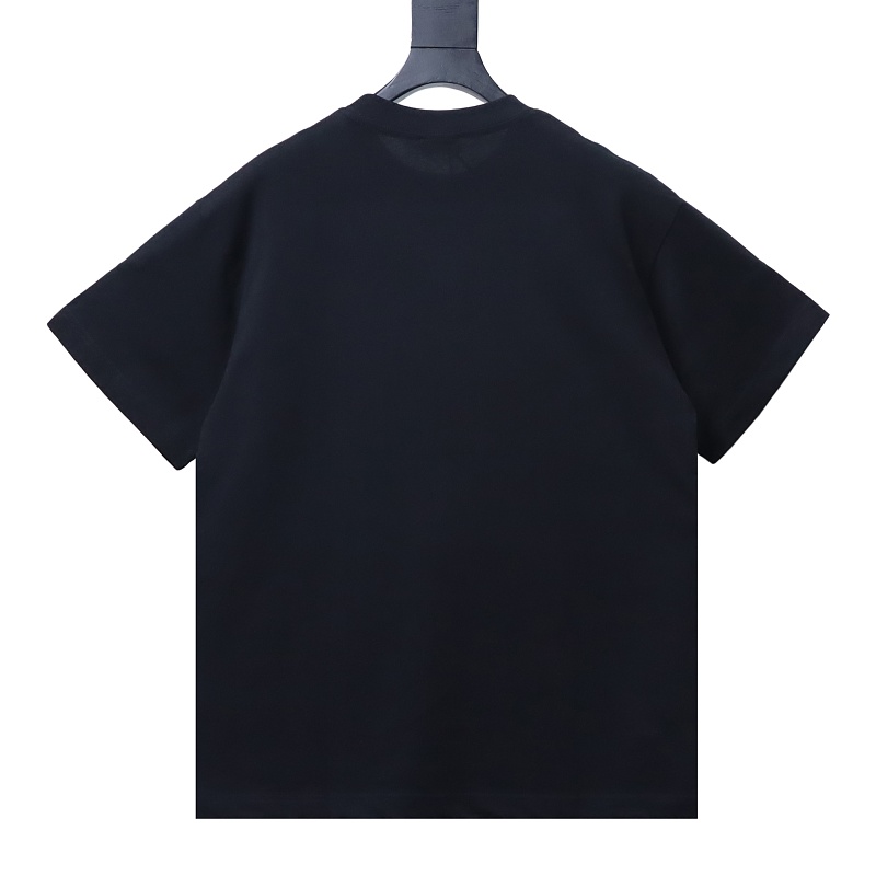 BURBERRY Classic Silicone Logo Letter Letter Crew Neck Short Sleeve T-Shirt Style 2