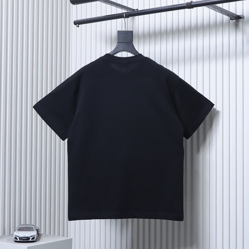 BURBERRY Classic Silicone Logo Letter Letter Crew Neck Short Sleeve T-Shirt Style 2